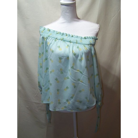 Lily White Top Off Shoulder Pineapple Medium Beach - Picture 3 of 7